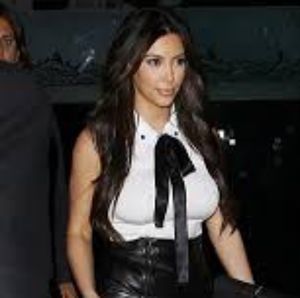 Kim Kardashian worn Dolce and Gabbana blouse
